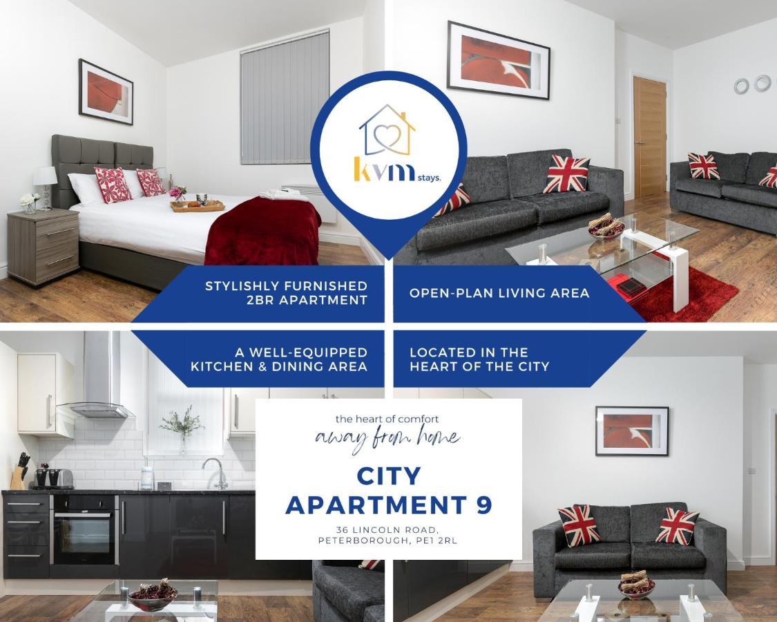 Kvm - City Apartment 9 - Contractors - Town Centre By Kvm Stays Peterborough Esterno foto